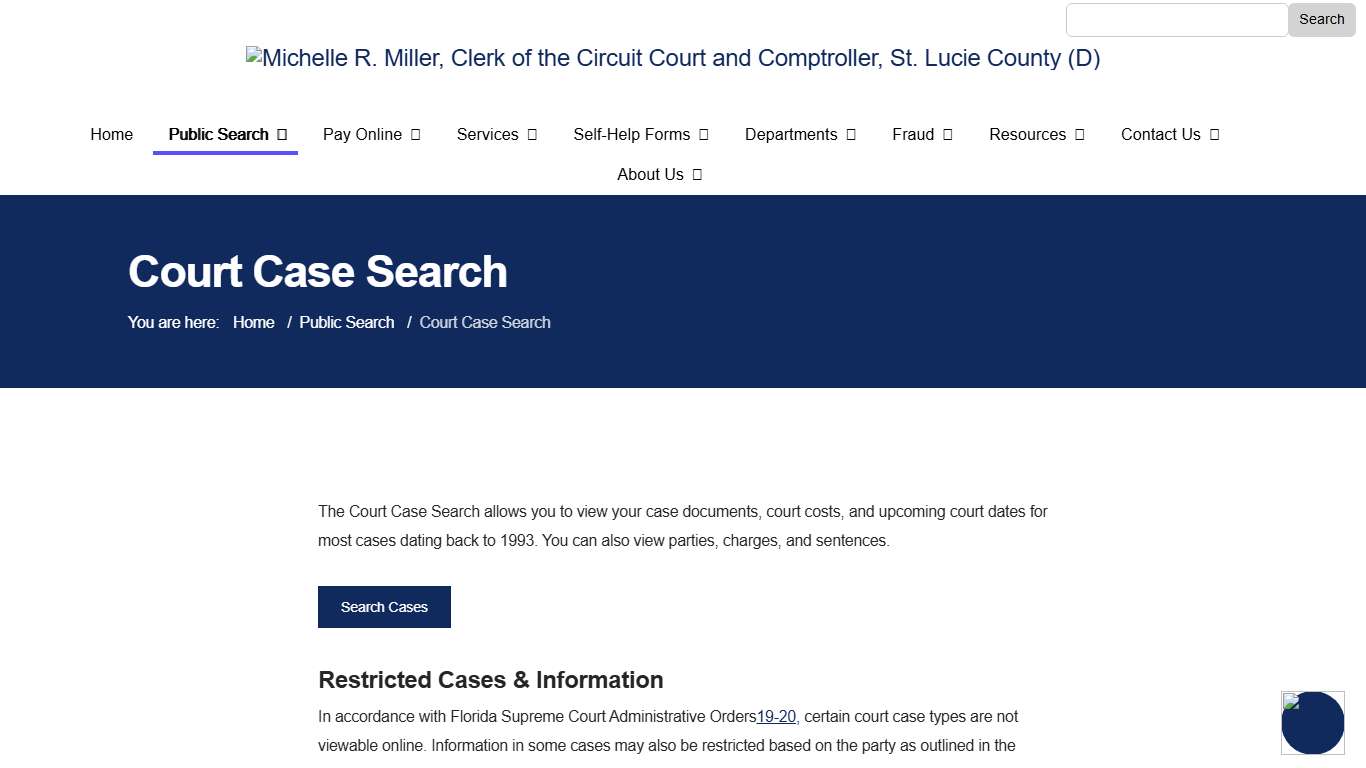 Court Case Search